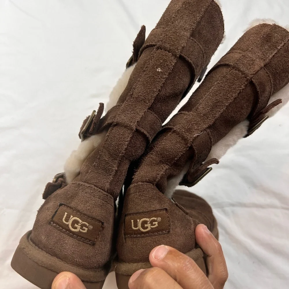 UGG Australia Maddi II Boots Chocolate Brown Size 4 S/N 1102529 EUC L050922 - Picture 3 of 7